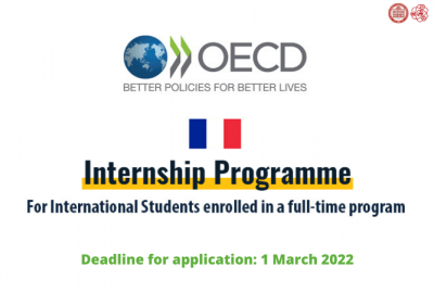 OECD Internship Programme 2022