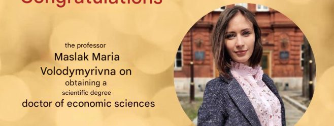 Congratulations to Professor Maria Maslak