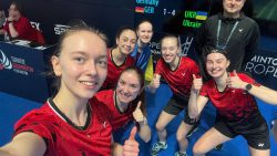 Наші бадмінтоністки призерки Чемпіонату Європи