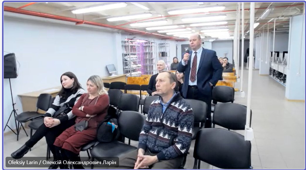 ЗУСТРІЧ З КАНДИДАТОМ НА ПОСАДУ РЕКТОРА НТУ "ХПІ" ЛАРІНА О.А. З СПІВРОБІТНИКАМИ КАФЕДР ННІ ЕММБ