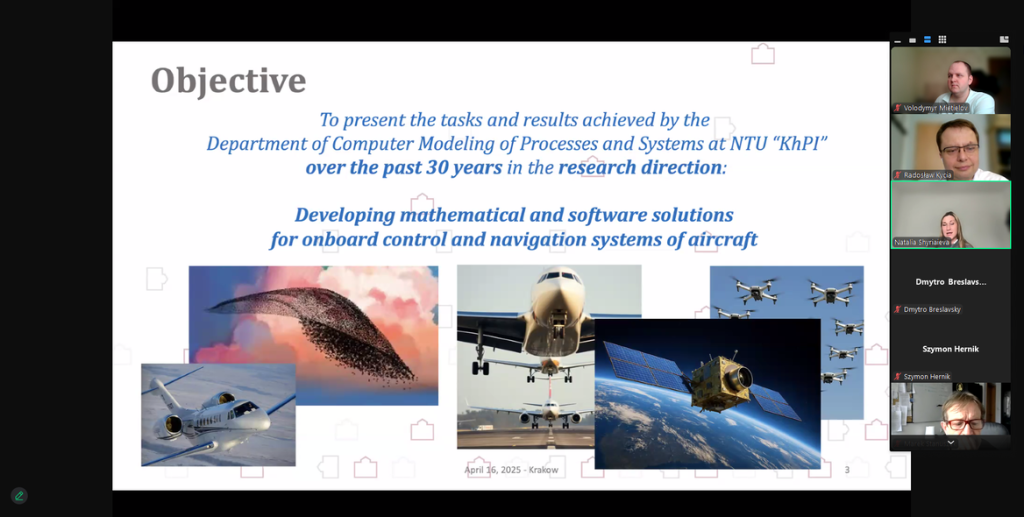 Cooperation with the Department of Computer Science at the Cracow ...