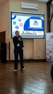 Вітальне слово від Олени Ахієзер (КМАД) на відкритті ML WEEK 2025