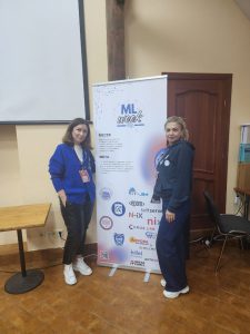 Олена Ахієзер (КМАД) та Тетяна Александрова (САІТ) на ML WEEK 2025